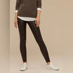 Wilfred Free Daria High Waisted  Vegan Leather Pant / Legging